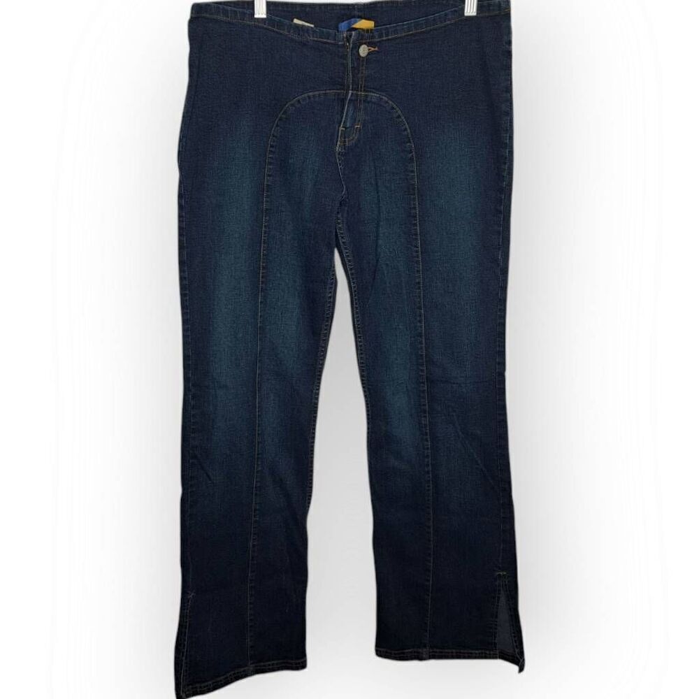 Ruf N Tuf Women's Y2K Trendy Low Rise Flare Jeans size 36 India / Large US
